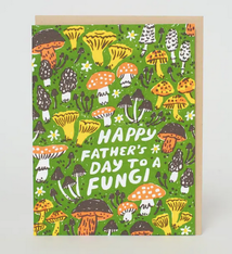 Egg Press Fungi Father's Day Card