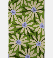 Geometry Bliss and Bloom Tea Towel