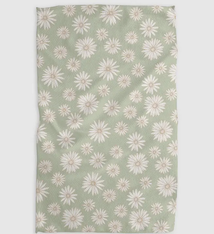 Geometry Daisy Days Neutral Tea Towel