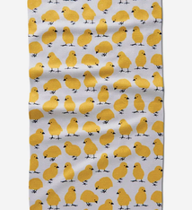 Geometry Peep Parade Tea Towel