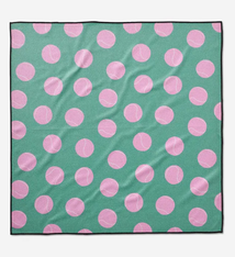 Geometry Pink Ball Dog Towel