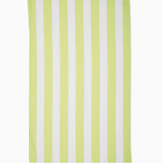 Geometry Summer Bold Green Tea Towel