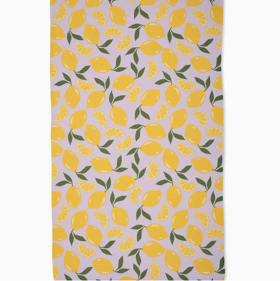 Geometry Sweet Lemon Tea Towel