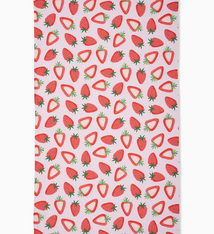 Geometry Sweet Strawberry Tea Towel