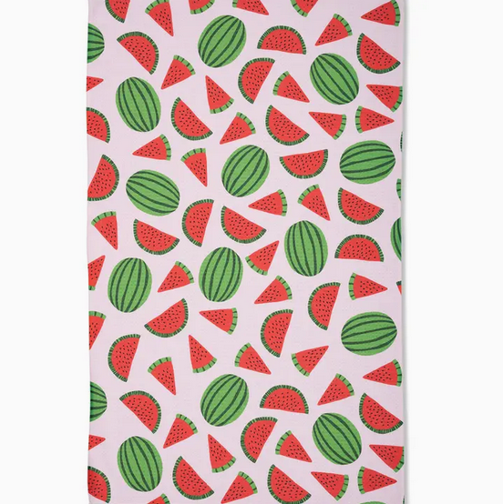 Geometry Sweet Watermelon Tea Towel