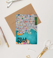 Cherry Blossom Creative 5" x 7" Fells Point Greeting Card