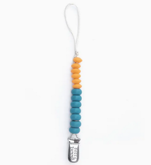 Bella Tunno Beaded Pacifier Clip - Ocean Duo