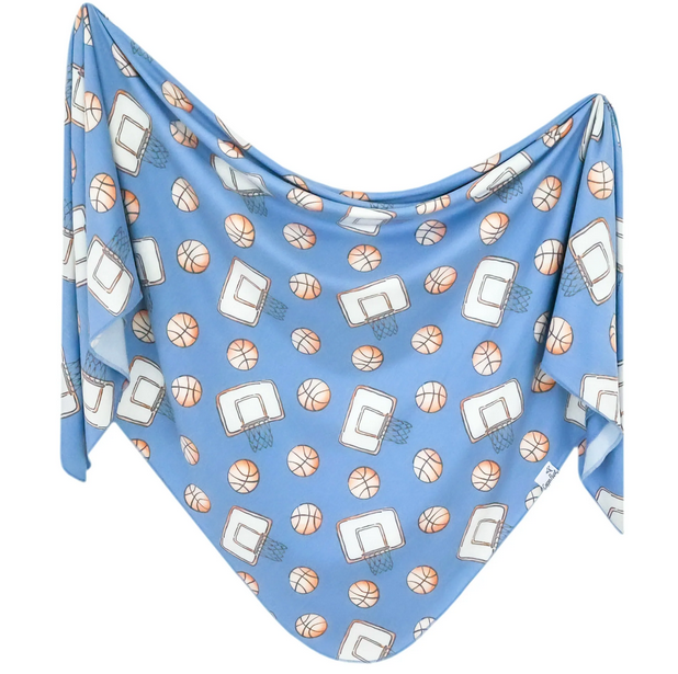 Copper Pearl Knit Swaddle Blanket Dunk