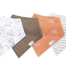 Copper Pearl Bandana Bib Set Gage