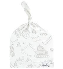 Copper Pearl Top Knot Hat Gage