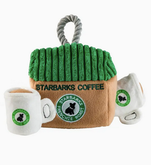 Haute Diggity Dog Starbarks Coffee Burrow Dog Toys
