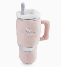 Haute Diggity Dog Snuggly Cup Dog Toy - Blush