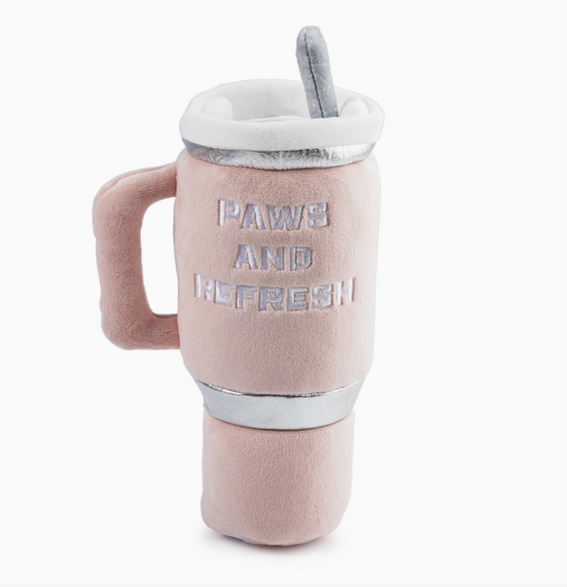 Haute Diggity Dog Snuggly Cup Dog Toy - Blush