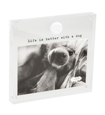 Mud Pie 4x6 Acrylic Dog Paw Frame