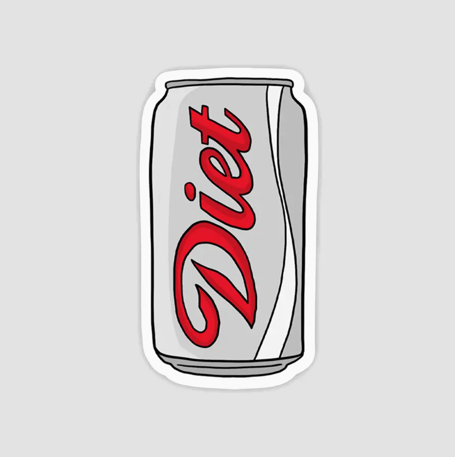 Brittany Paige Diet Soda Can Sticker