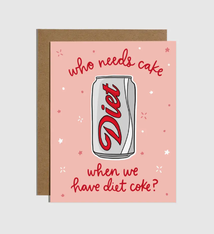 Brittany Paige Diet Soda Sticker Card