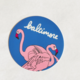 Made by Nilina Baltimore Flamingo Sticker