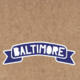Made by Nilina Baltimore Banner Sticker