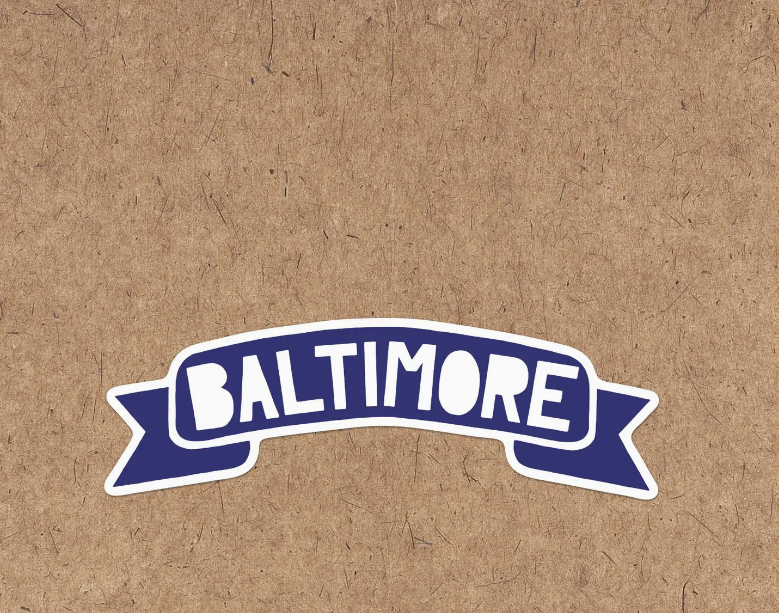 Made by Nilina Baltimore Banner Sticker