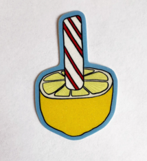 Made by Nilina Baltimore Lemon Stick Sticker