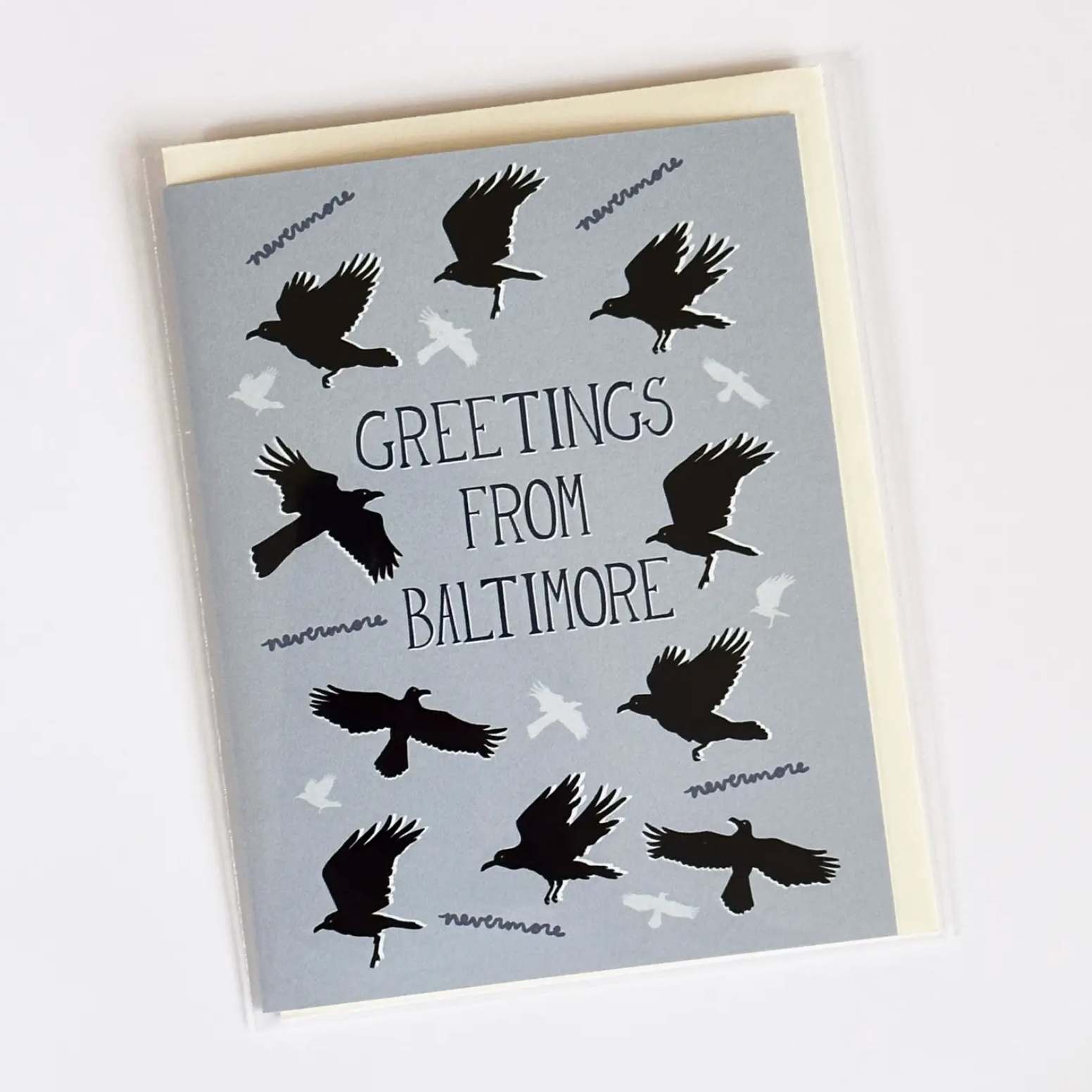 Made by Nilina Raven Greetings from Baltimore Card