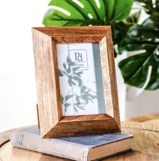 PD Home & Garden 6 X 4 NAT WOOD PHOTO FRAME