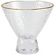 Primitives By Kathy Gold Rim Martini Glass