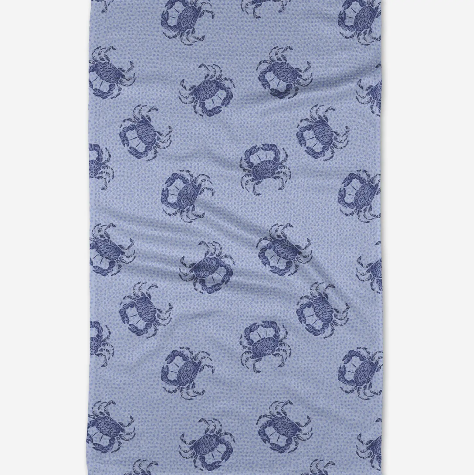 Geometry Summer Crabs Tea Towel