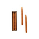 Creative Co-op Pumpkin Shaped Taper Candles - Orange