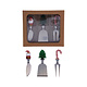 Creative Co-op Holiday Icon Glass Cheese Knives