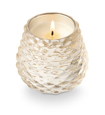 Creative Co-op Winter White Pinecone Votive Candle