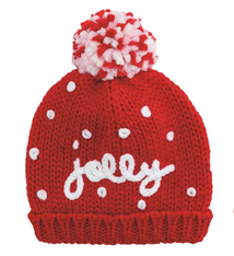 Mud Pie JOLLY CHRISTMAS YARN HAT
