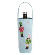 Mud Pie NUTCRACKER SEQUIN WINE BAG