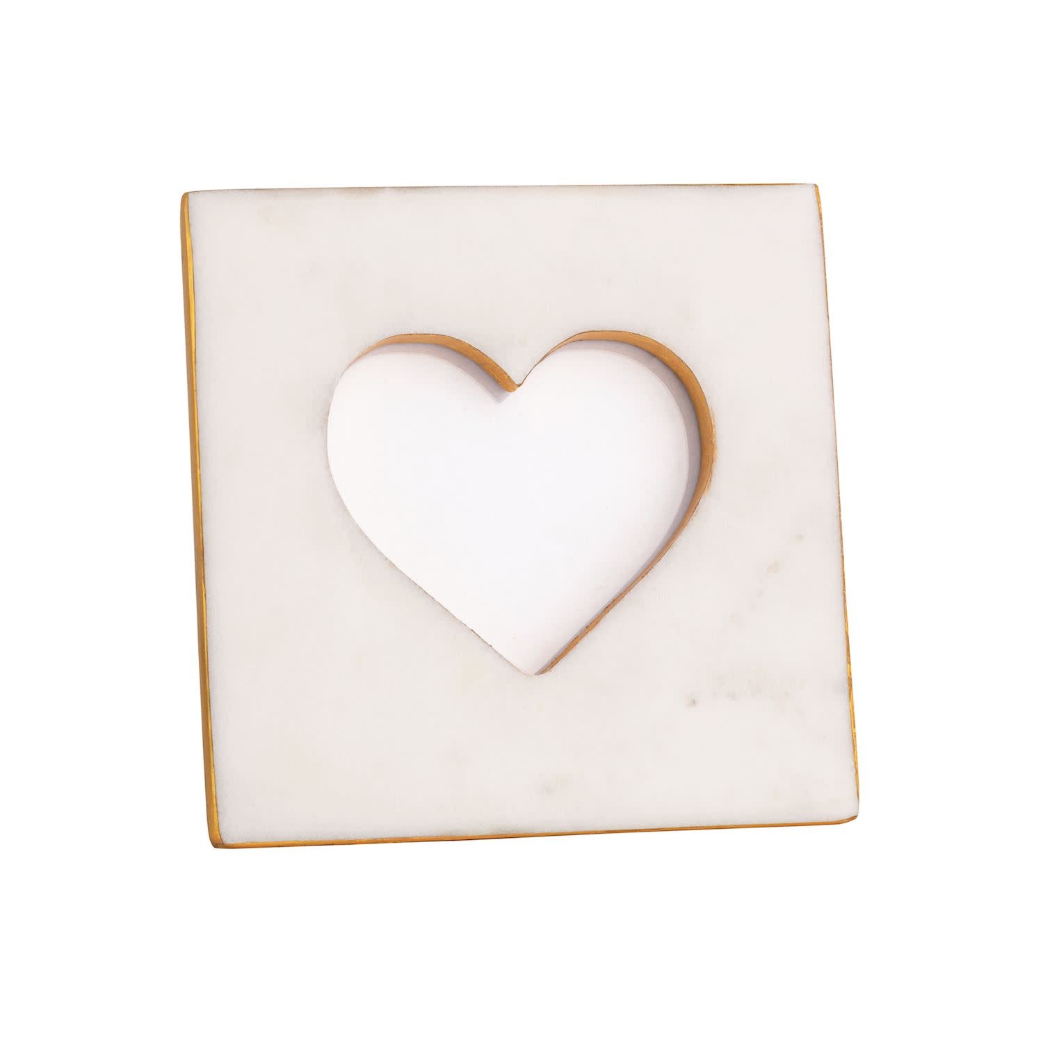Mud Pie MARBLE HEART FRAME