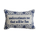 Creative Co-op Underestimate Me Pillow