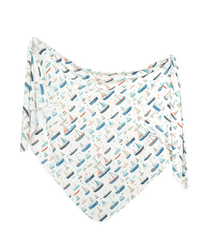 Copper Pearl Knit Swaddle Blanket Fischer