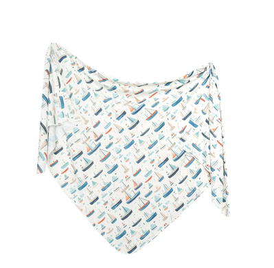Copper Pearl Knit Swaddle Blanket Fischer