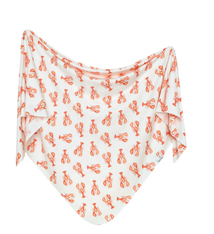 Copper Pearl Knit Swaddle Blanket Maine