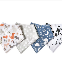 Copper Pearl Bandana Bib Set Rufus