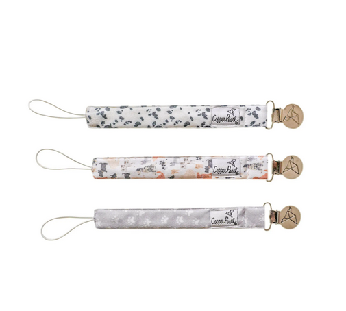 Copper Pearl Binky Clip Set Rufus