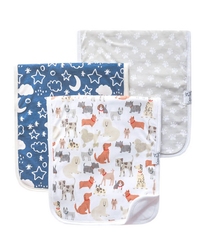 Copper Pearl Burp Cloth Set Rufus