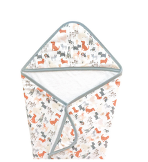 Copper Pearl Knit Hooded Towel Rufus