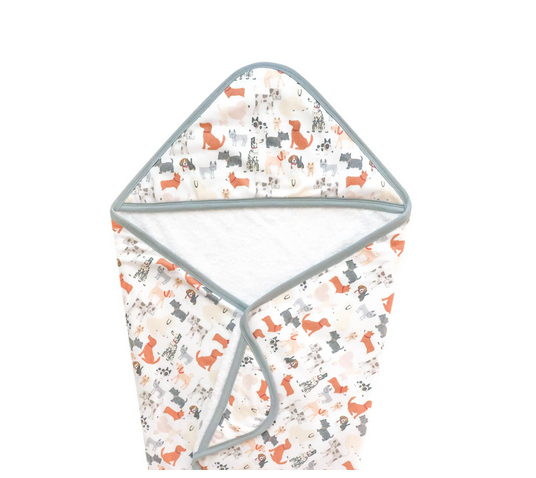 Copper Pearl Knit Hooded Towel Rufus