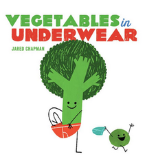 Abrams Vegetables in Underwear Board Book