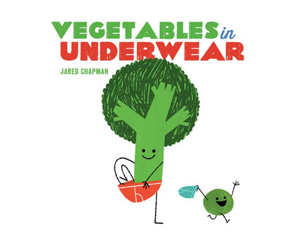 Abrams Vegetables in Underwear Board Book