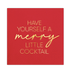 Creative Brands Merry Little Cocktail Napkin