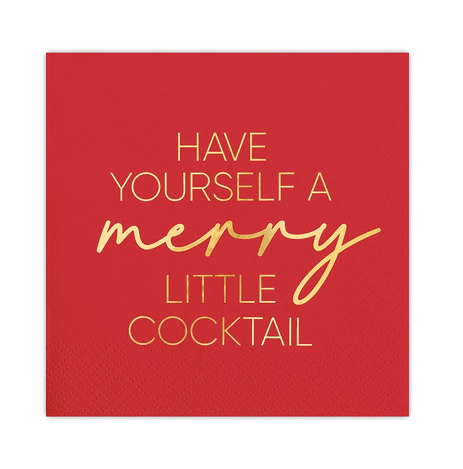 Creative Brands Merry Little Cocktail Napkin