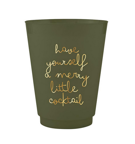 Creative Brands Merry Little Cocktail Frost Cups