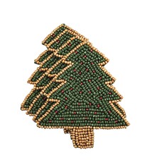 Mud Pie Tree Beaded Coaster Set