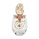 Mud Pie Single Oyster Wine Glass Set